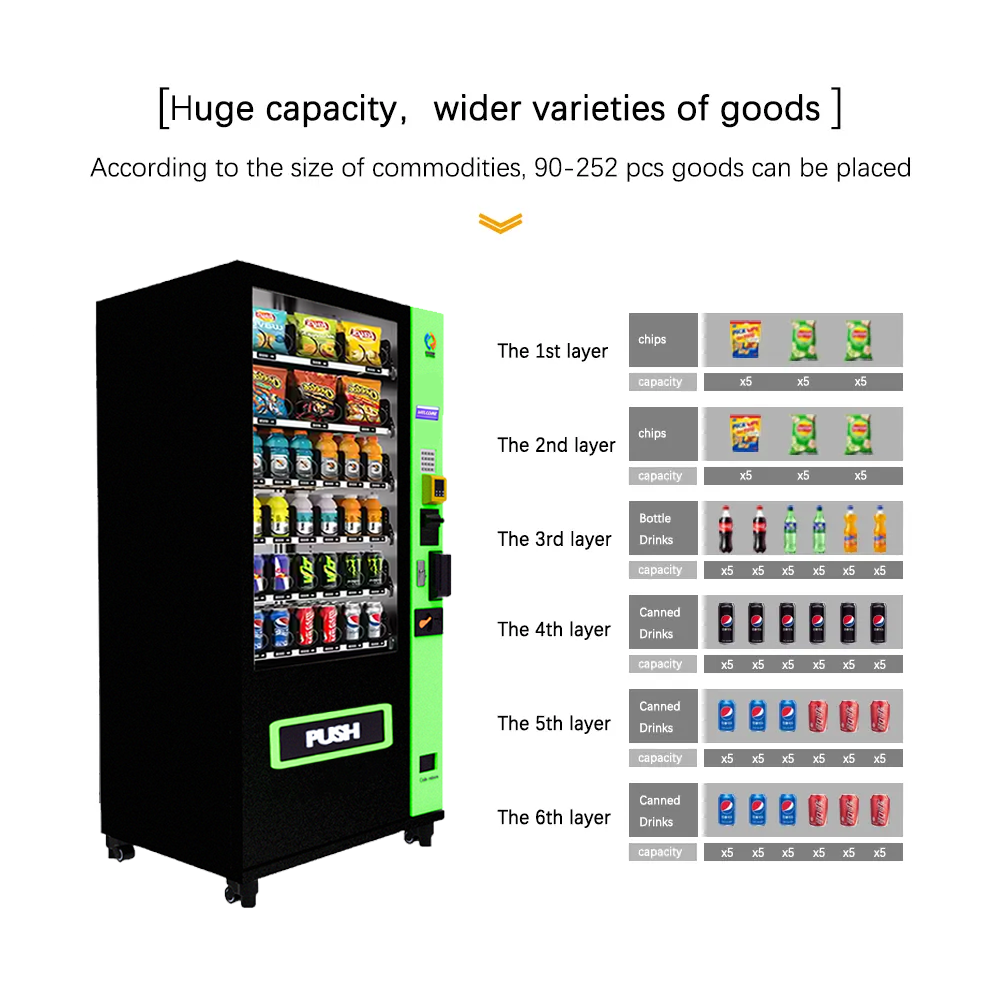 36 slots small screen vending machine 1