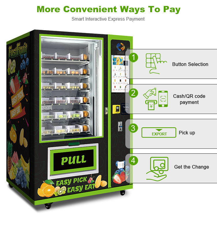 Miracle Refrigerated Lift Combo Vending Machine (1)