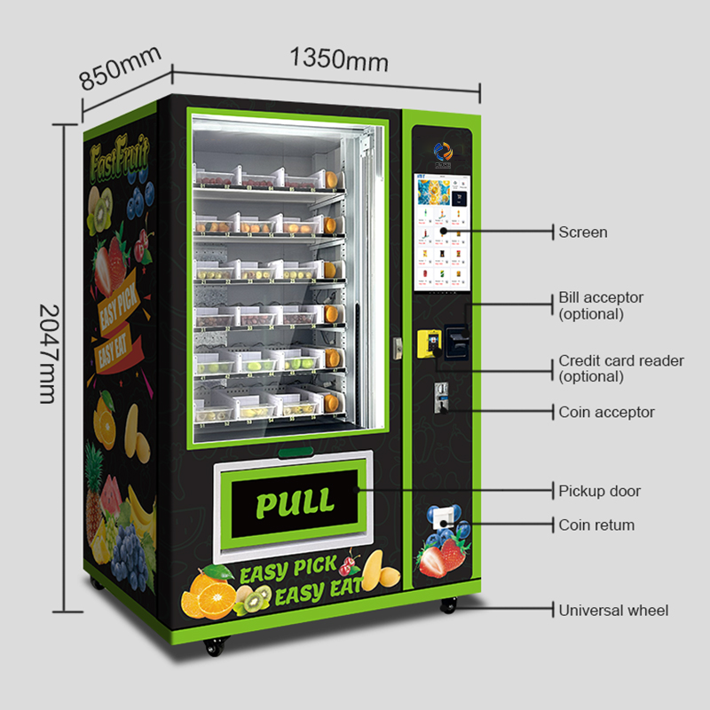 Miracle Refrigerated Lift Combo Vending Machine (8)
