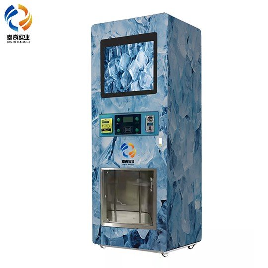 Compact commercial ice vending machine 180 KG per day capacity