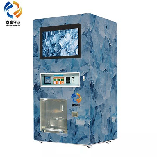 Large capacity industrial ice vending machine 900 KG per day
