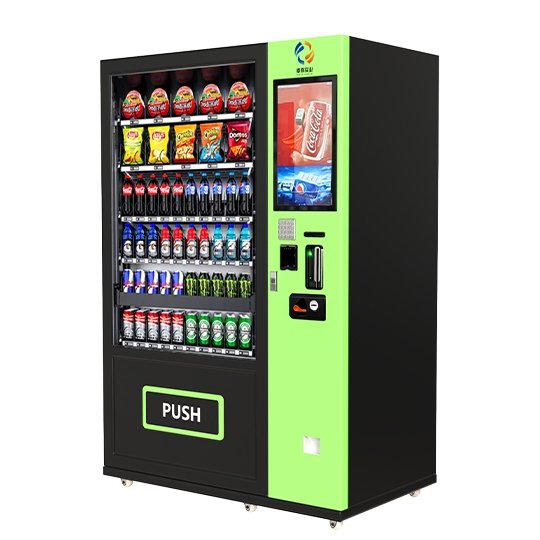 Combo vending machine with 21.5 inch HD display AZ-10H