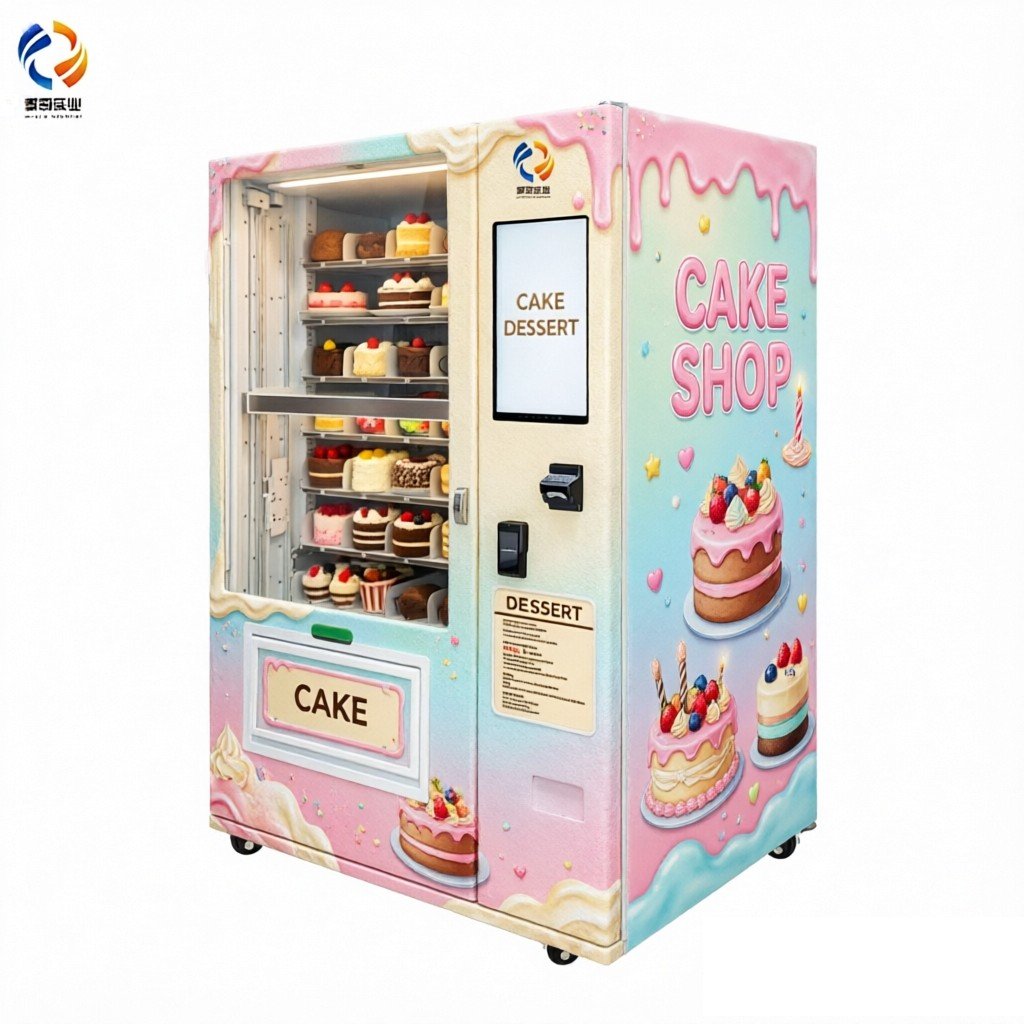 milkshake can glass bottle vending machine elevator zero drop delivery