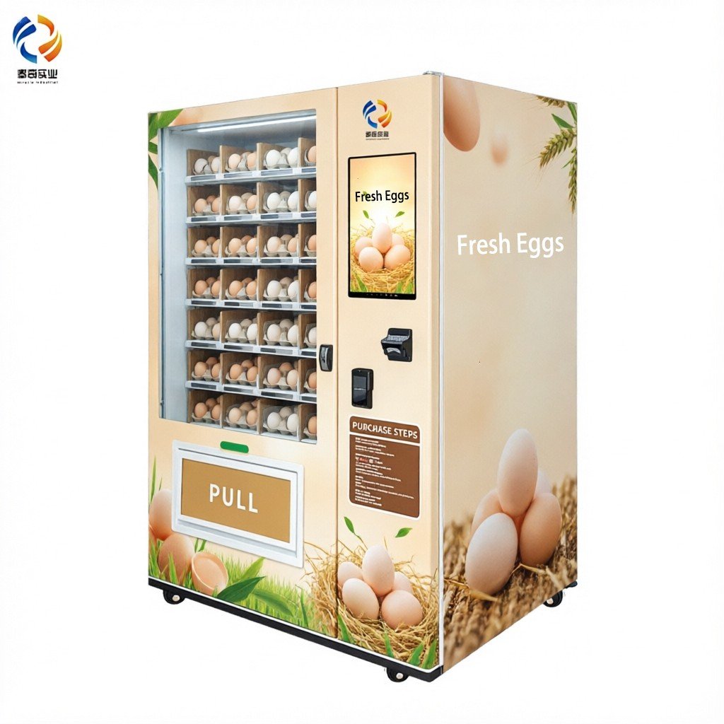 egg vending machine elevator delivery farm fresh egg cartons zero crack dispenser