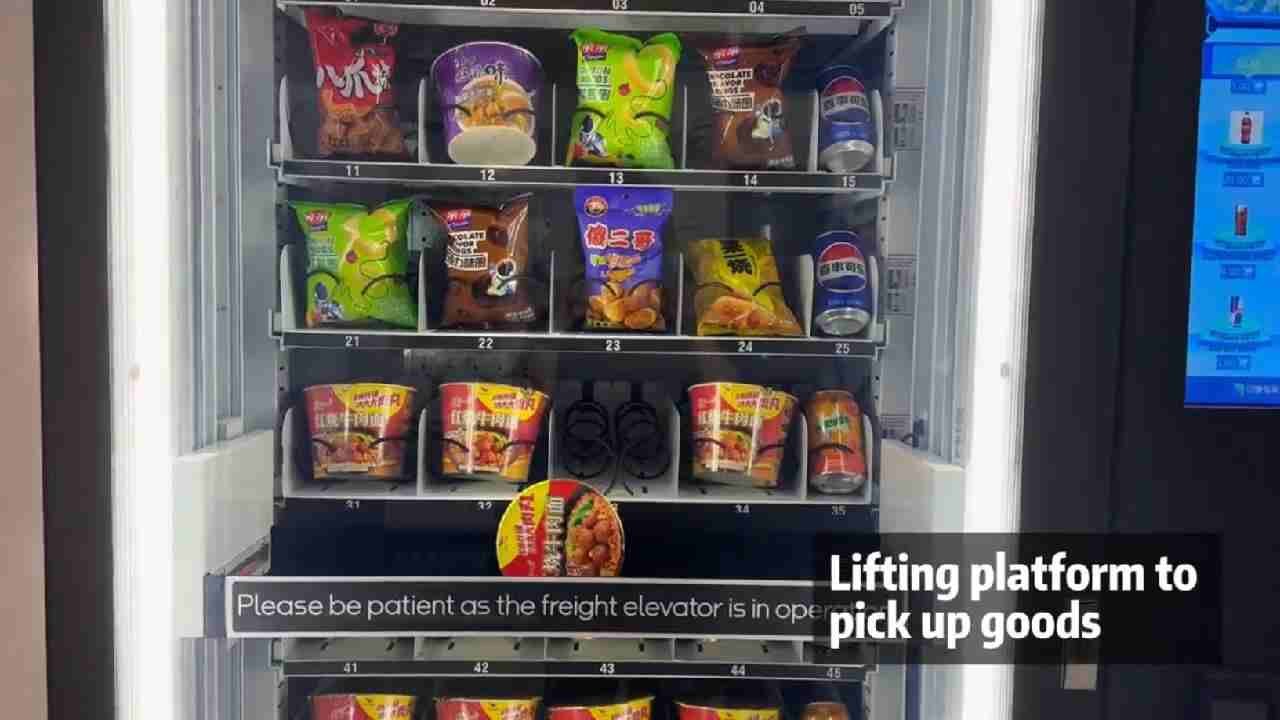 elevator vending machine lift mechanism zero drop fragile item delivery system AZ-Y AZ-XY