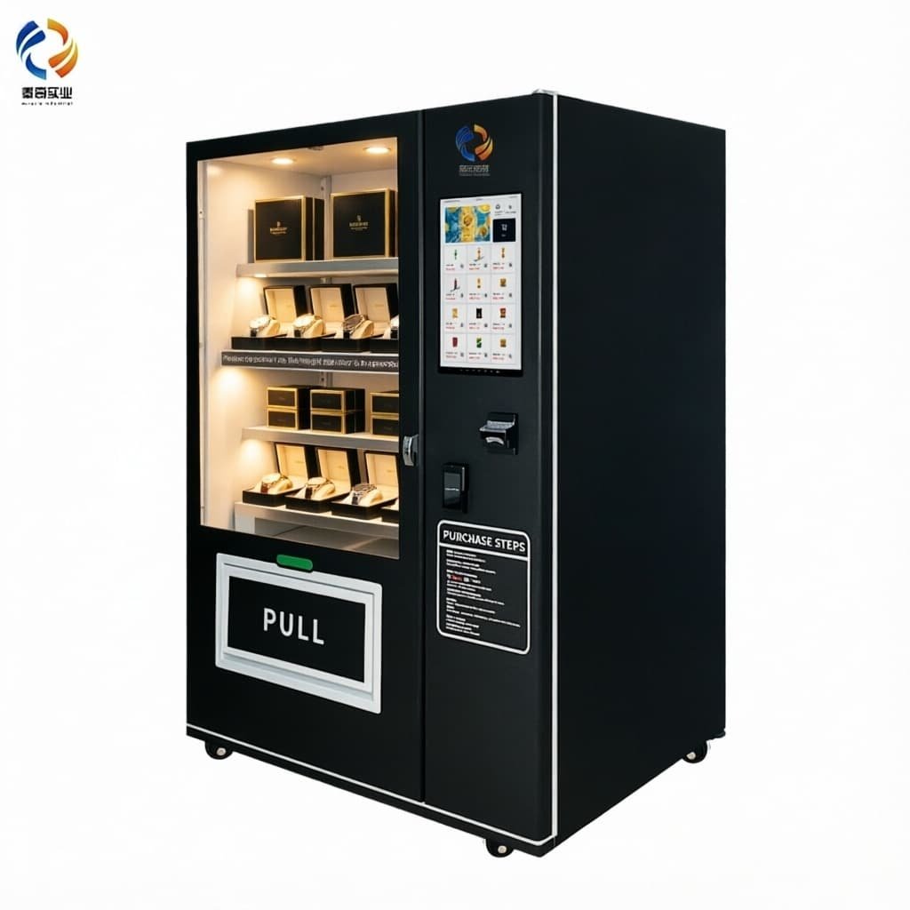 watch vending machine jewelry premium accessories elevator dispensing zero damage