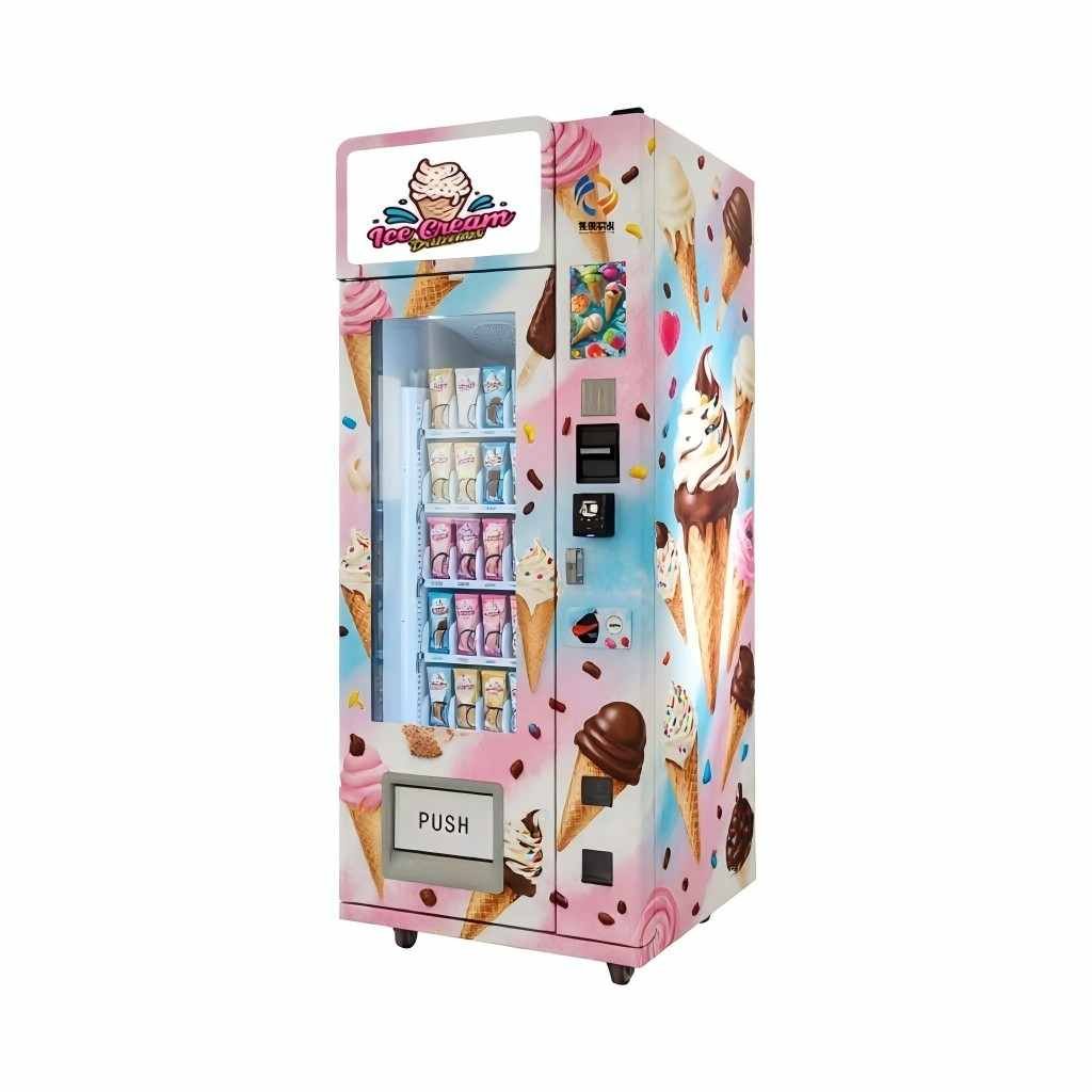 AZ-FRZ01 ice cream vending machine 36 slots compact frozen food dispenser