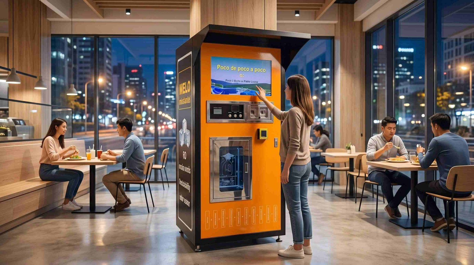 SHMIRACLE AZ-W01 Commercial Purified Water Vending Machine Kiosk