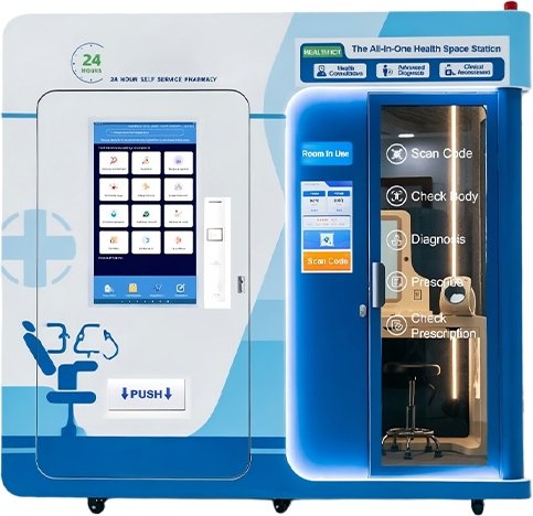 AZ-H02 Health Check + Pharmacy Vending Machine