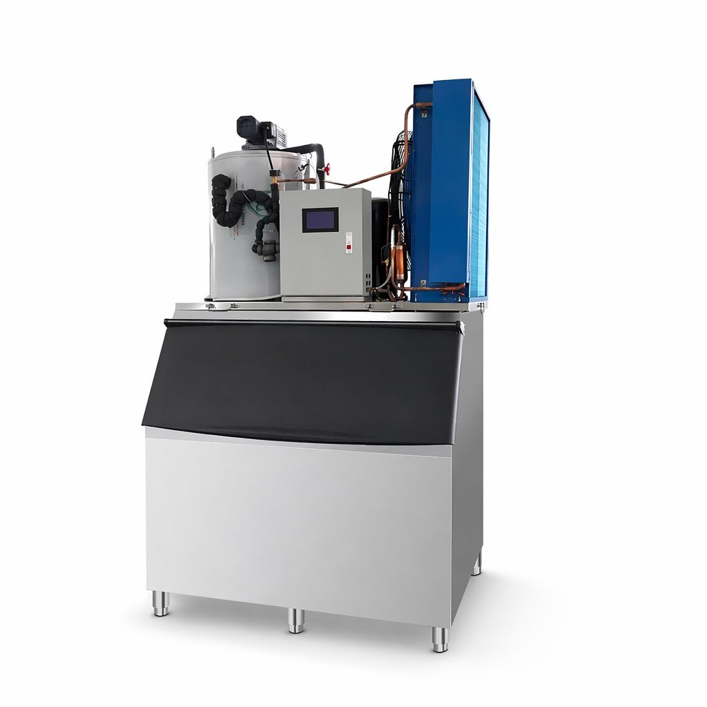 AZ-FIM800 industrial flake ice machine water-cooled heavy duty 800 kg per day