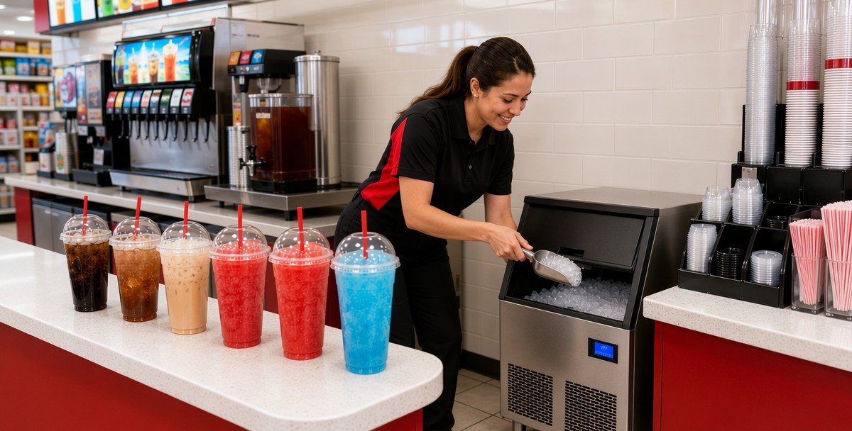 Commercial nugget ice machine — SHMIRACLE AZ-NIM series 60 to 1000 kg per day pellet ice maker