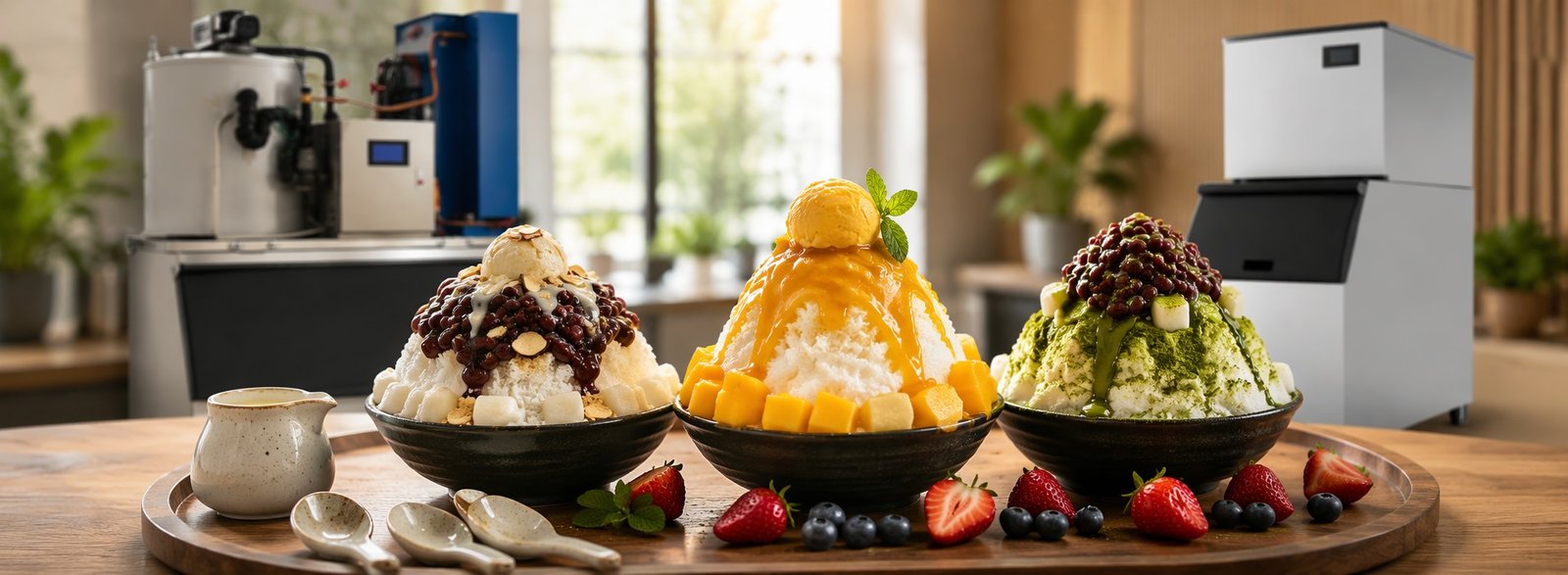 Powder snow ice machine — ultra-fine mochi ice bingsu Korean dessert commercial PSI series